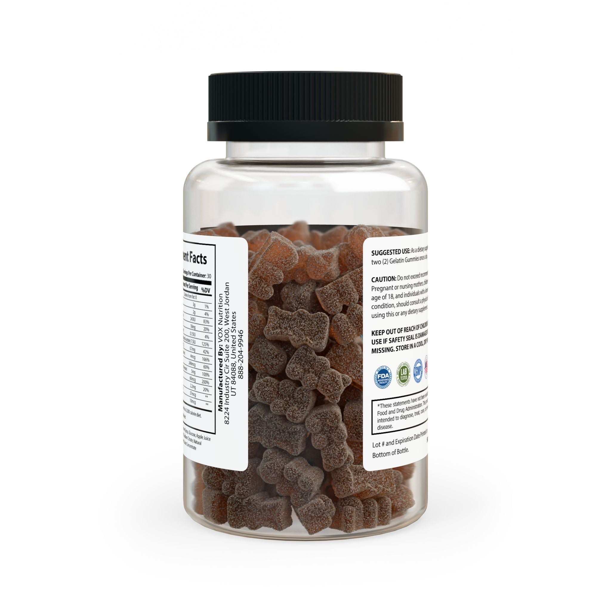 Multivitamingodis för vuxna (60 godisar)