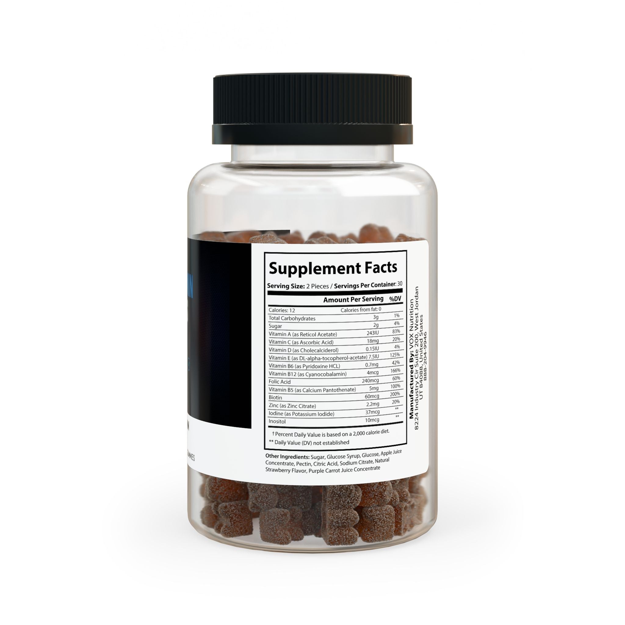 Multivitamingodis för vuxna (60 godisar)
